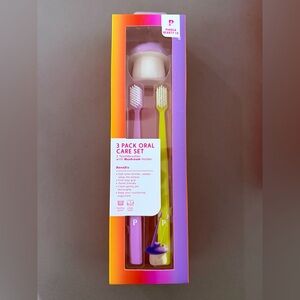 Parker Beauty Co toothbrush ceramic purple mushroom holder gift set oral hygiene